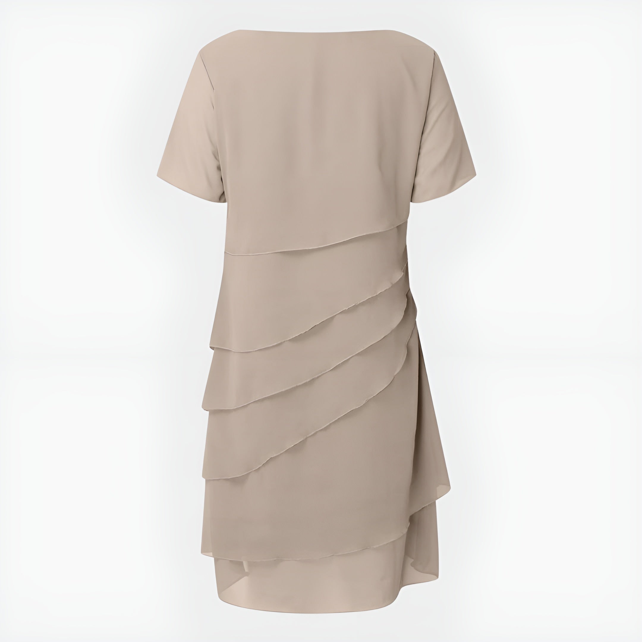 SeraAmsterdam™ | Geplisseerde Chiffonjurk