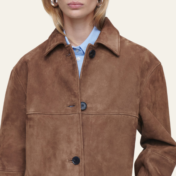 SeraAmsterdam™ | Collared Suede Jacket