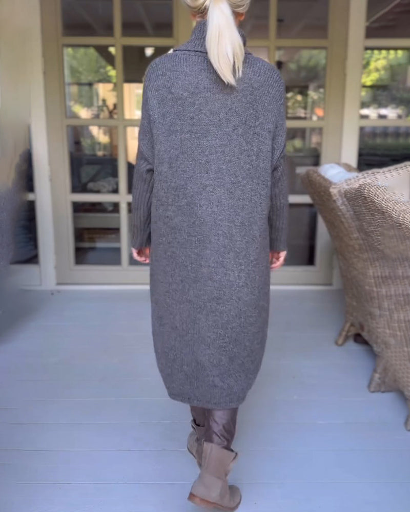 SeraAmsterdam™ | Trui met hoge hals en lange mouwen