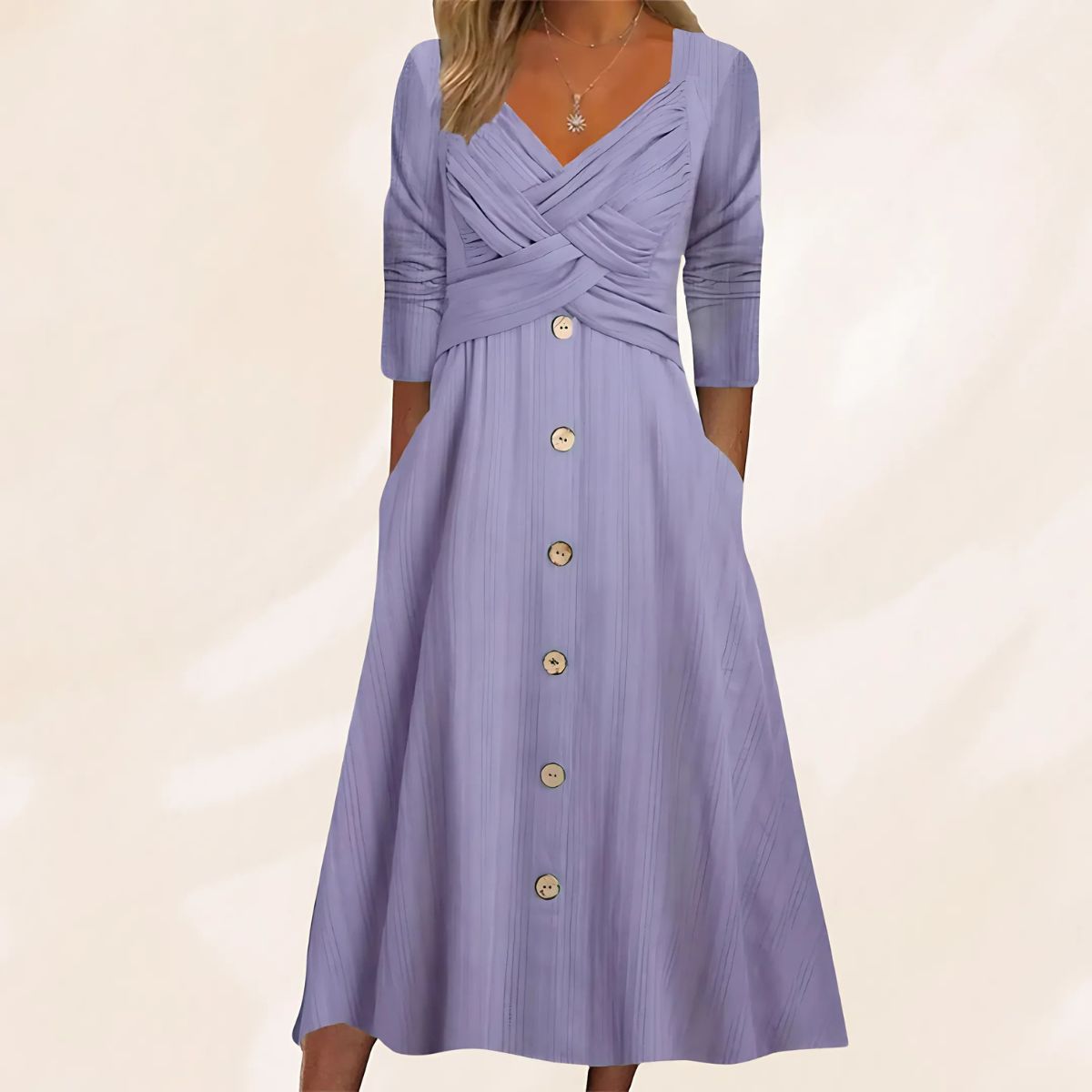 SeraAmsterdam™ | Elegante en Flatterende Jurk