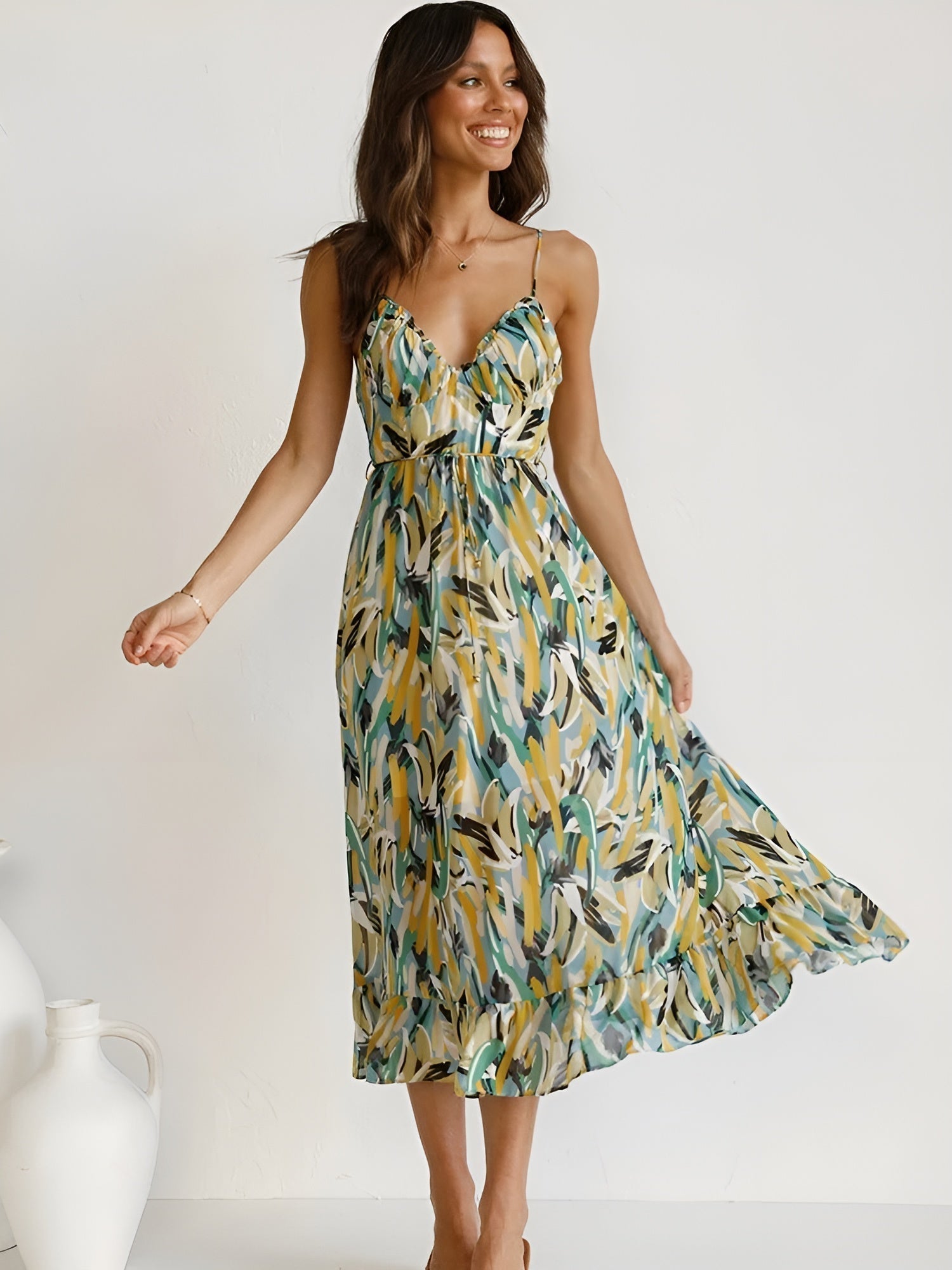 Emilia™ | Bloemige Jurk SeraAmsterdam™