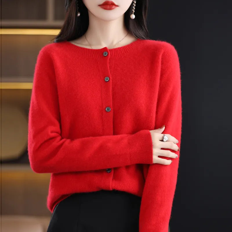 SeraAmsterdam™ | Elegante Knoopjes Cardigan
