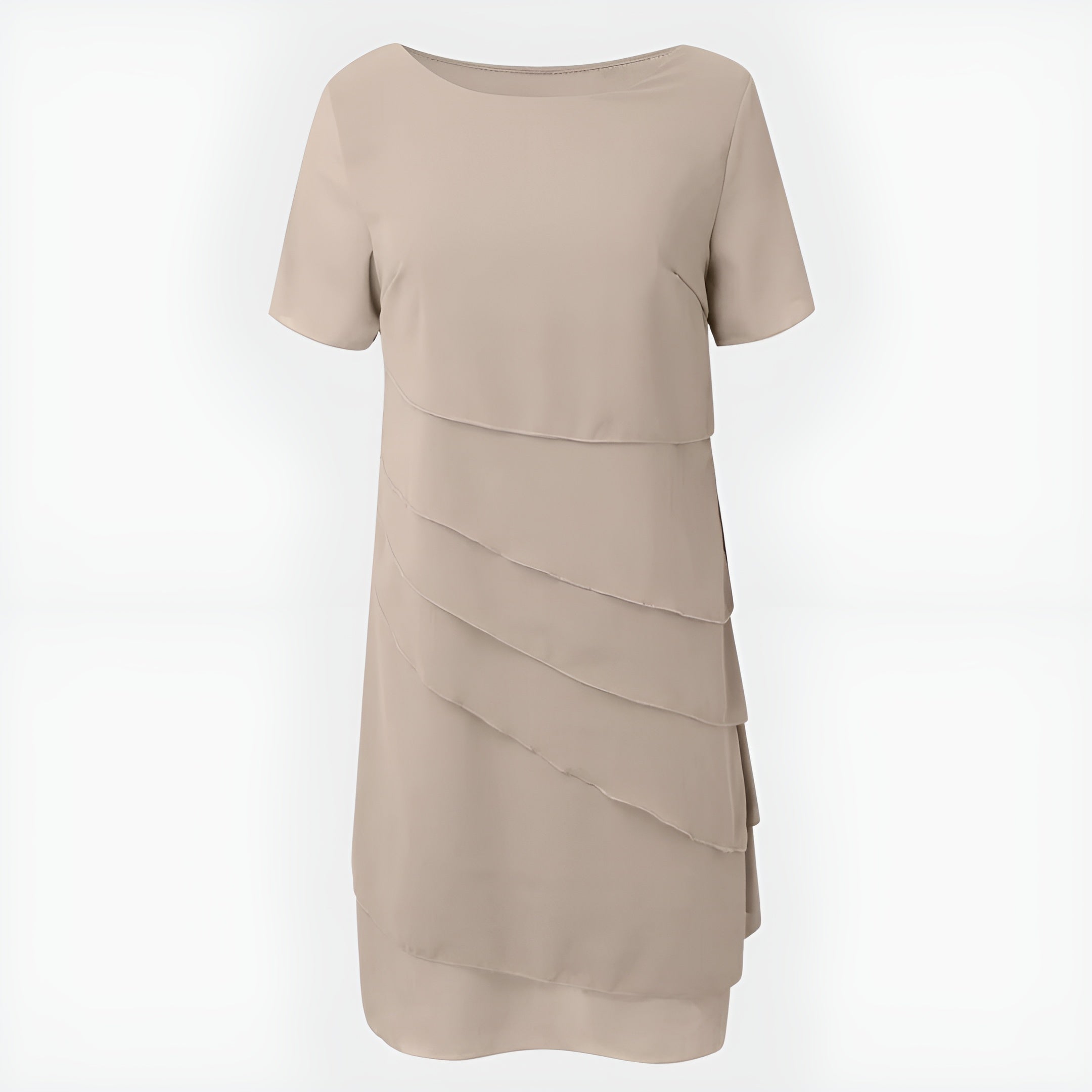 SeraAmsterdam™ | Geplisseerde Chiffonjurk