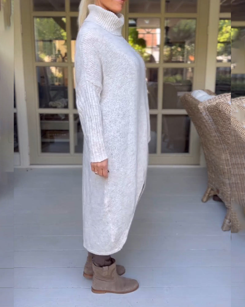 SeraAmsterdam™ | Trui met hoge hals en lange mouwen