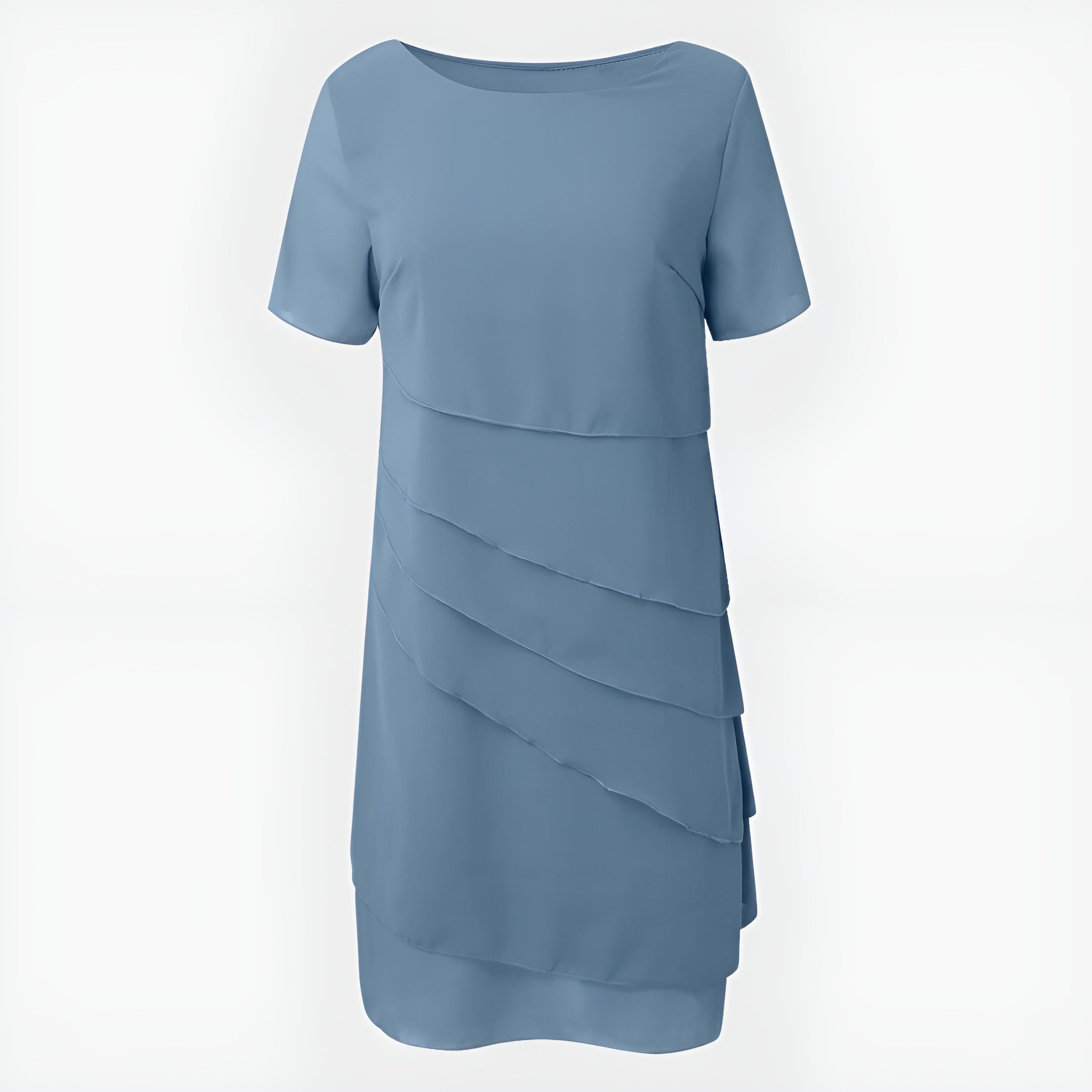 SeraAmsterdam™ | Geplisseerde Chiffonjurk