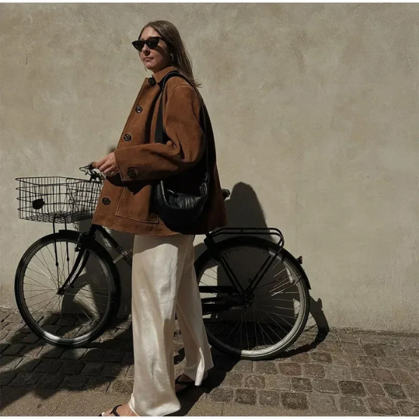 SeraAmsterdam™ | Suede Statement Coat