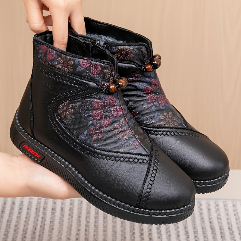 Bild på Bianca vintage ankelstövel i svart färg