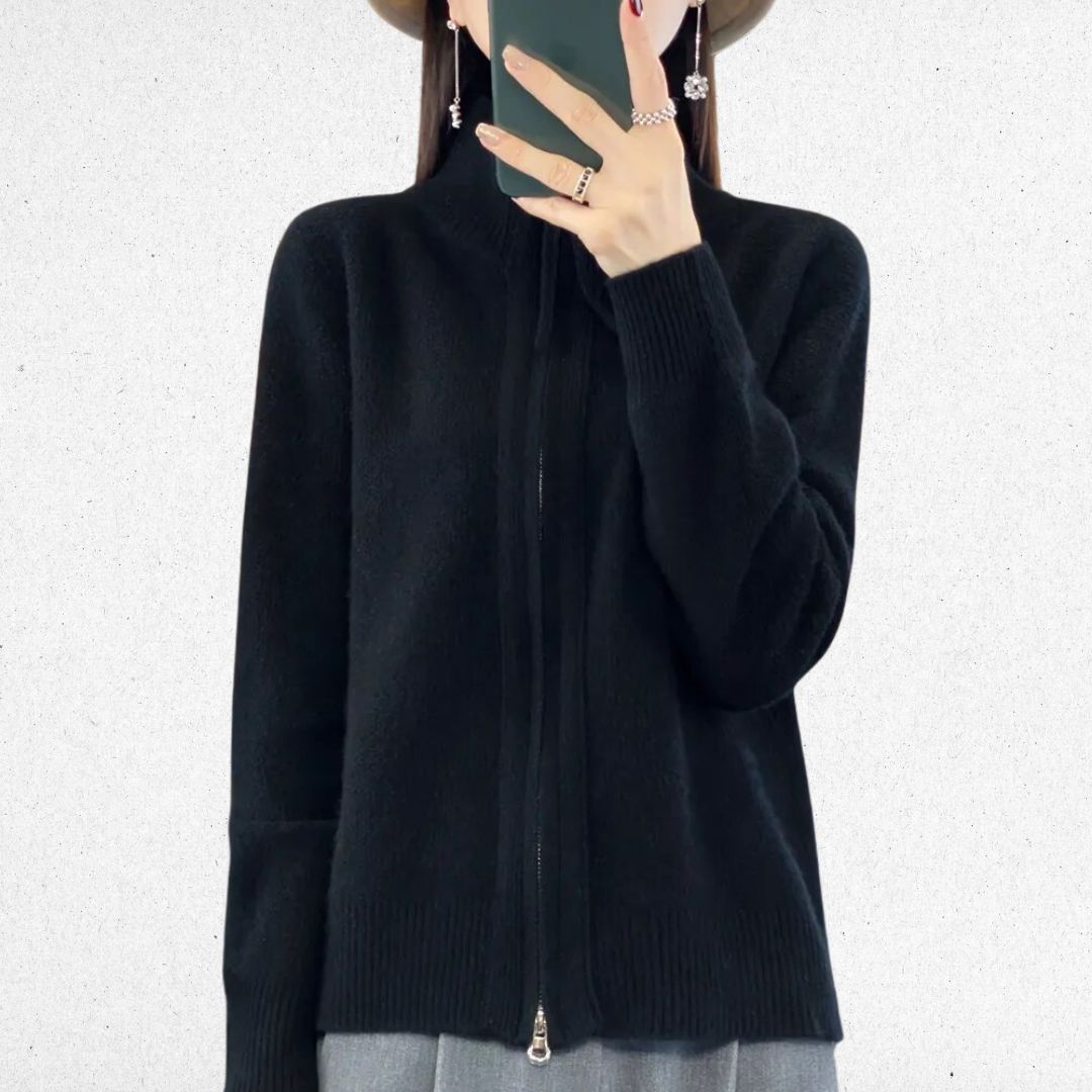 SeraAmsterdam™ | Cozy Zip-Up Cardigan