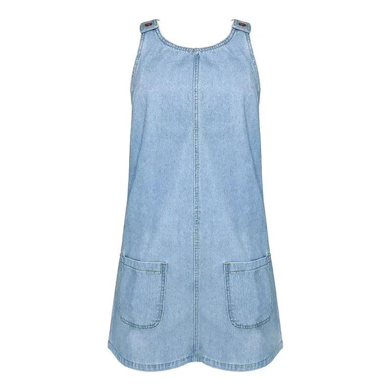 SeraAmsterdam™ | Praktische en Lichte Denim Zomerkleed