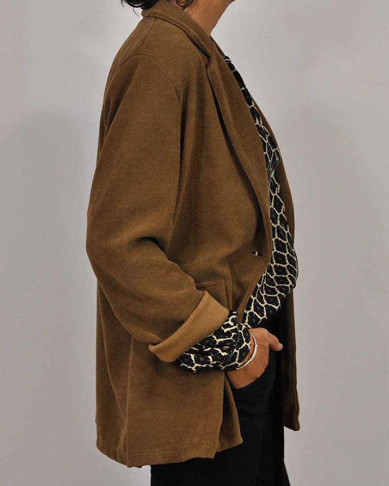 SeraAmsterdam™ | Relaxed V-Hals Midi-Shirt