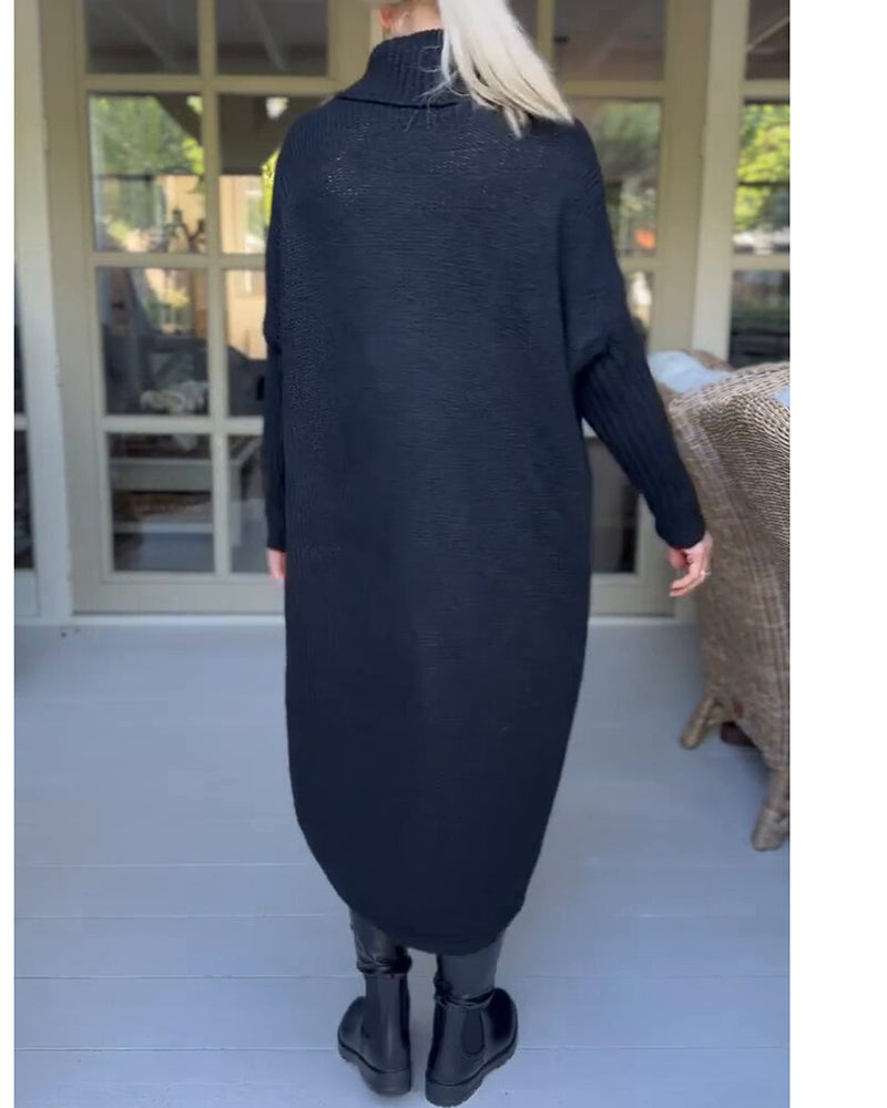 SeraAmsterdam™ | Trui met hoge hals en lange mouwen