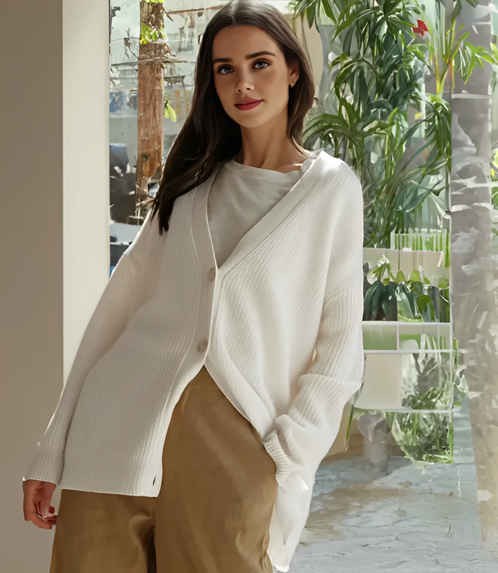 SeraAmsterdam™ | Elegante Knopen Cardigan